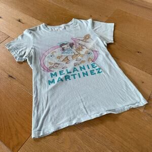 Melanie Martinez Vintage Faded Baby T-Shirt Light Blue Size M